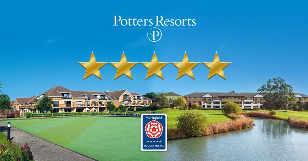 Potters Resorts retains Five Stars