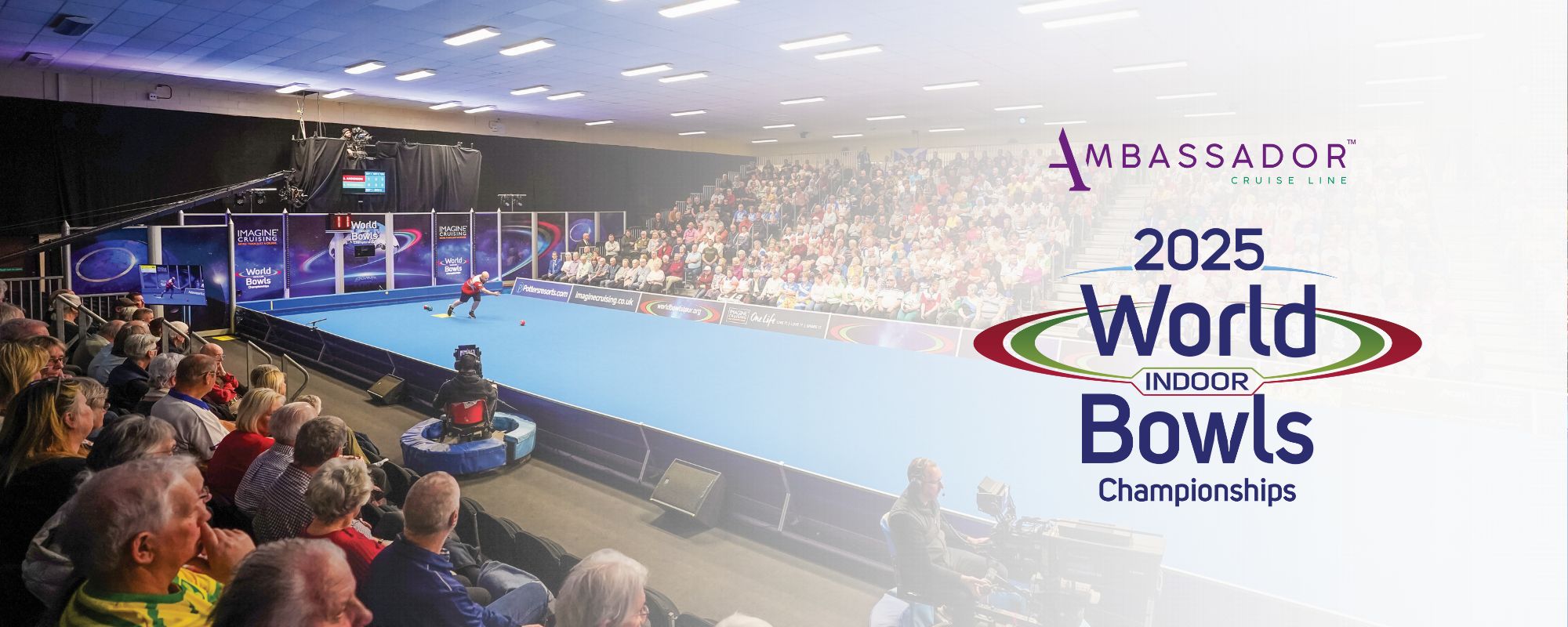 The International Arena at Potters Resorts Hopton-on-Sea hosts the Ambassador Cruise Line 2025 World Indoor Bowls Championships
