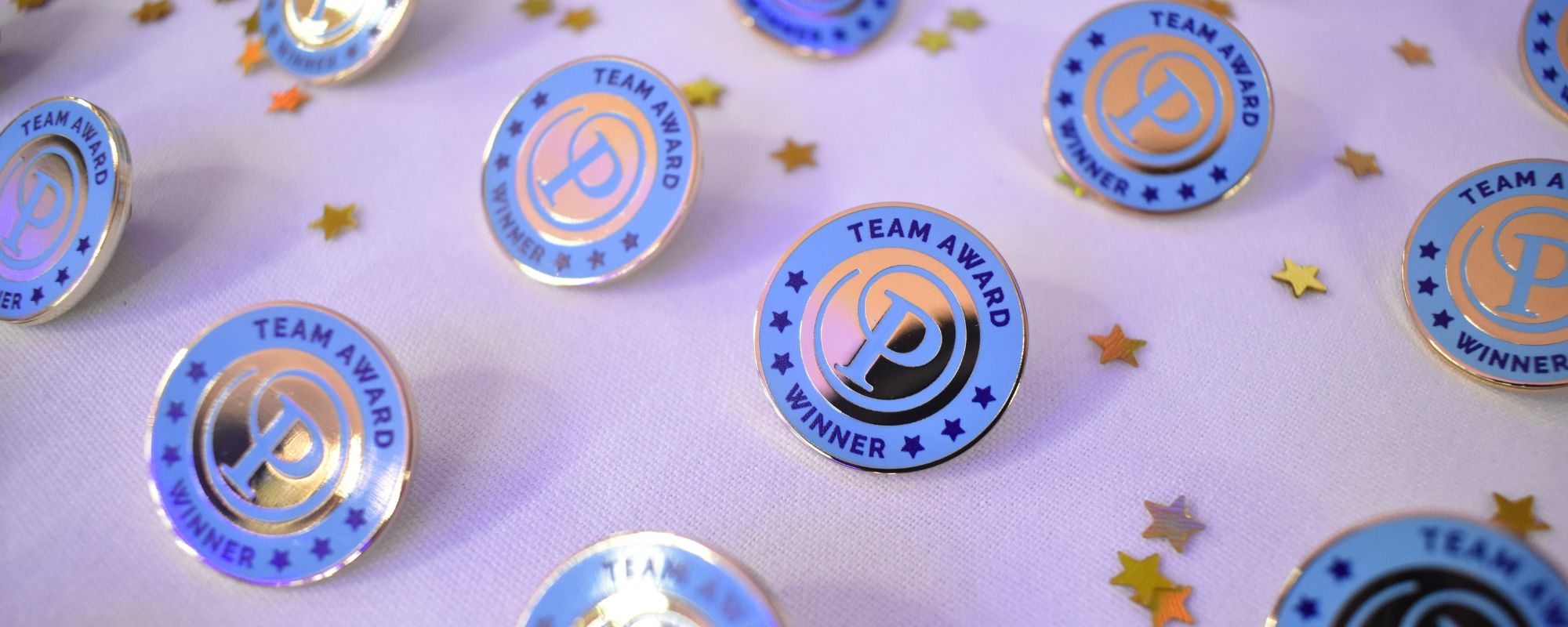 Team Award Badges at Potters Resorts