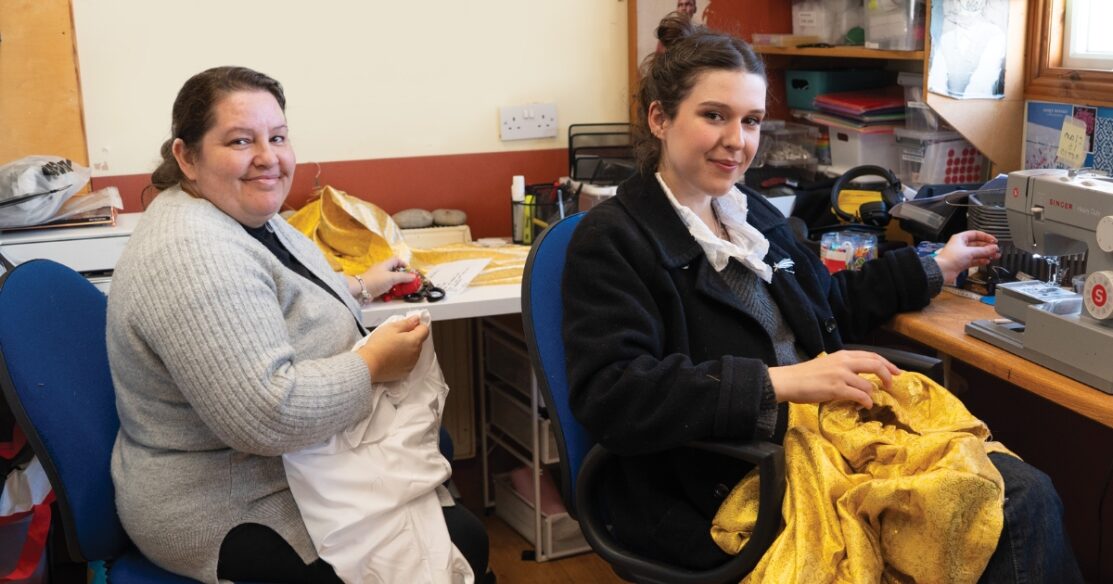 Lisa Slater and Megan Jones, from the Wardrobe Team at Potters Resorts Hopton-on-Sea