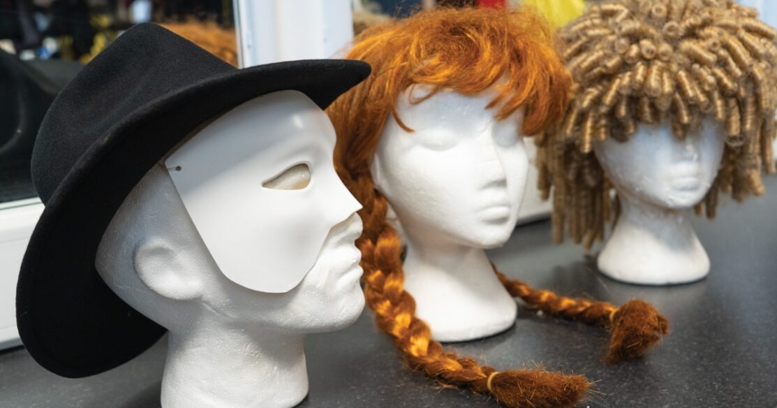 Backstage costumes at Potters Resorts