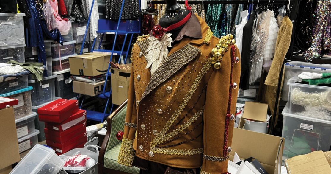 Backstage costumes at Potters Resorts