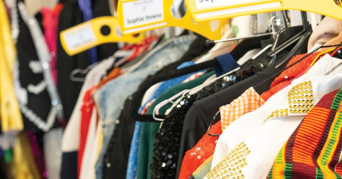 Backstage costumes at Potters Resorts