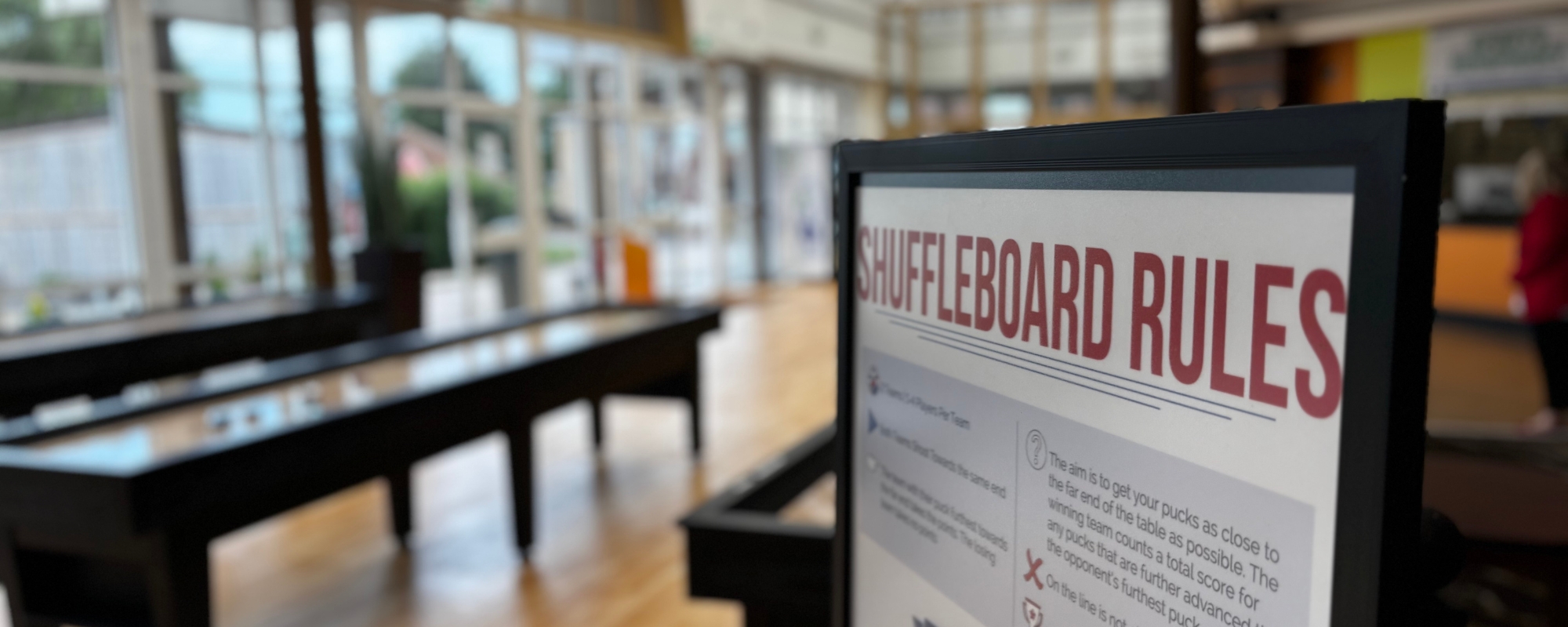 Shuffleboard is now available at Potters Resorts Hopton-on-Sea and Five Lakes